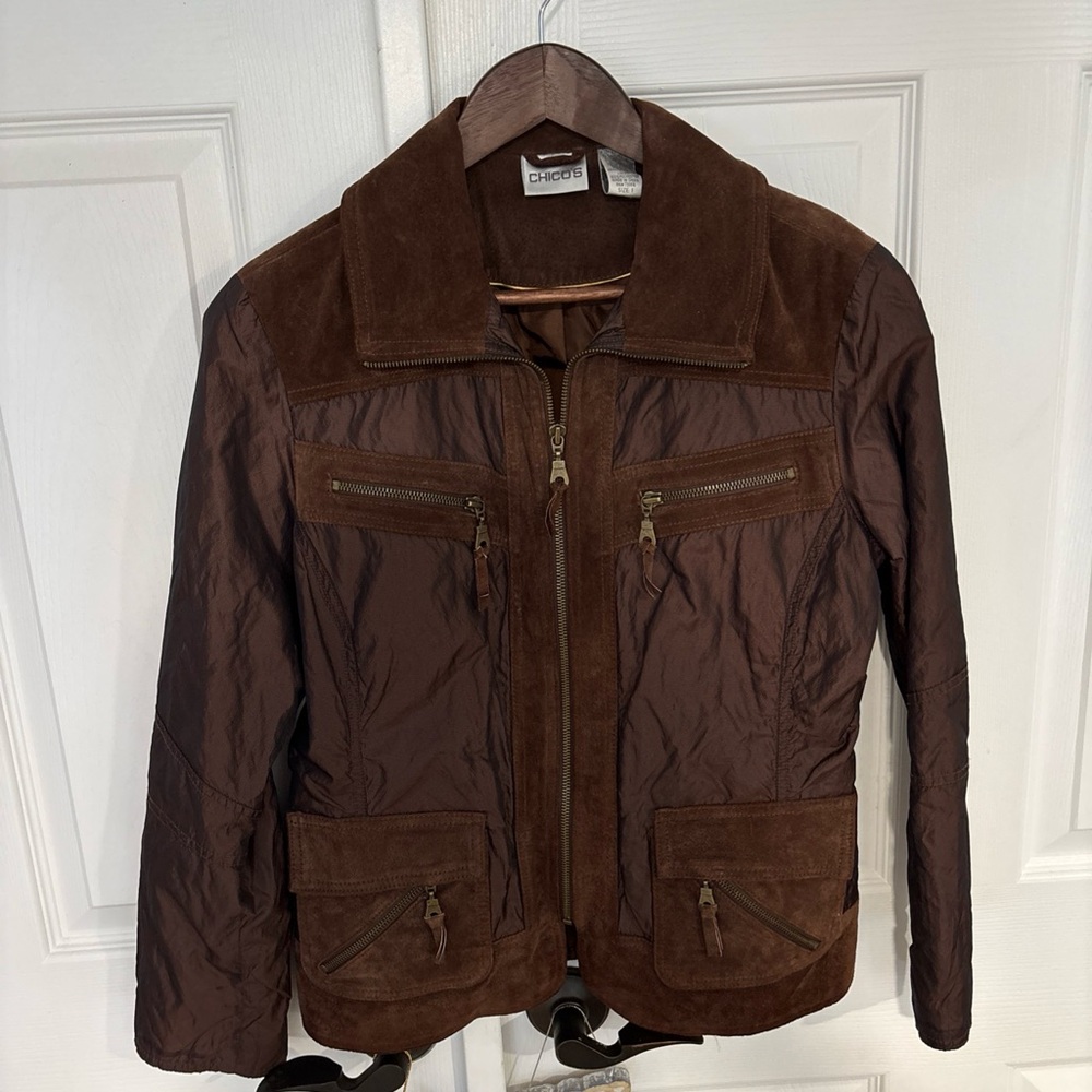 Chico's Chocolate Utility Jacket - image 11